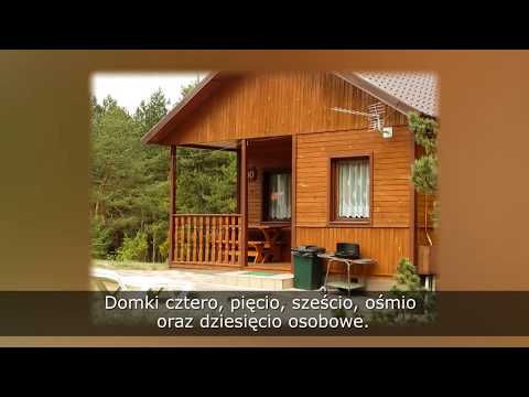 Domki drewniane dostęp do zalewu wczasy Krasnobród Leśny Raj