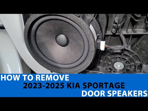 How To Remove 2023-25 Kia Sportage Door Speakers. Make Your Own Speaker Brackets For Free.