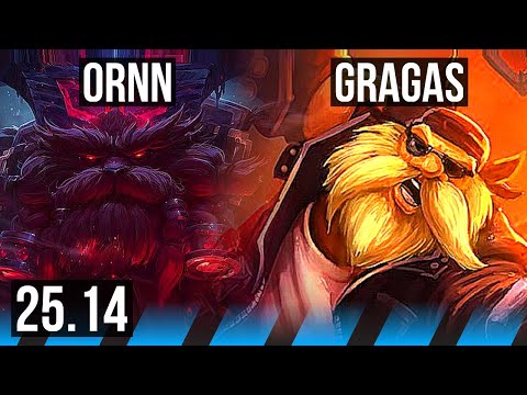 ORNN vs GRAGAS (MID) | KR Diamond | 25.14