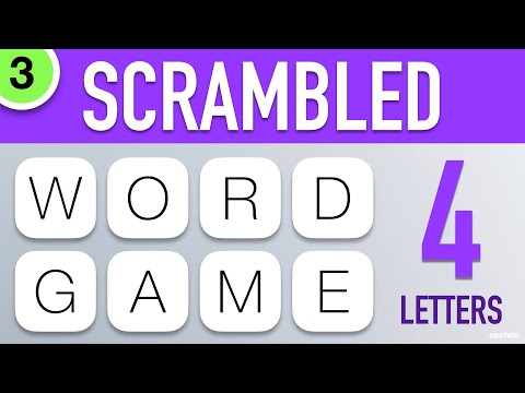 Scrambled Word Games Vol. 3 - Guess the Word Game (4 Letter Words)