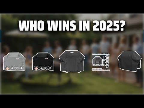 Weber Premium Outdoor Grill Cover – Water‑Resistant, Durable Black Grill Cover Designed for Genesis 400 Series 4‑Burner Gas Grills with Secure Fastening Straps - Grill Accessories video review thumbnail