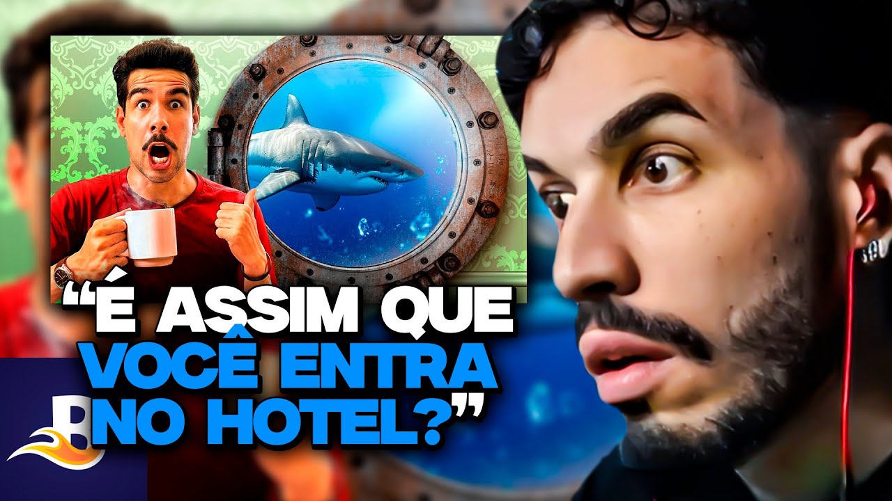 PASSEI A NOITE EM UM HOTEL SUBMARINO! - BALIAN | REACT DO STAG ft. Ludgero