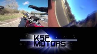 preview picture of video 'Motorcycle Crash - GSXR600 Hits SV650 (Short Version) | KSFmotors'