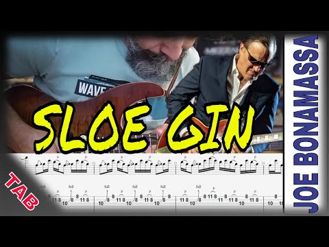 SLOE GIN / Joe Bonamassa (Solo Lesson with TAB)