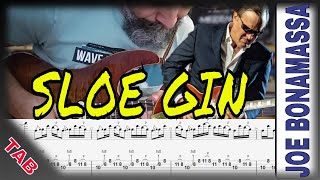 SLOE GIN / Joe Bonamassa (Solo Lesson with TAB)