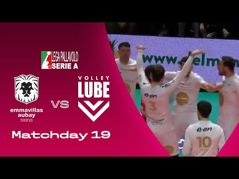 Siena vs Lube | Highlights | SuperLega | Matchday 19