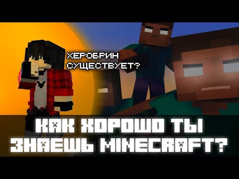как хорошо ты знаешь Майнкрафт #RT_13
