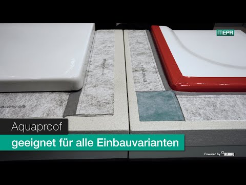 Aquaproof für teileingelassenen und bodengleichen Einbau