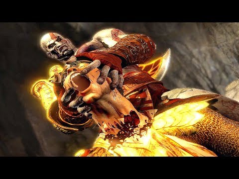 God of War 3 - Kratos Kills Helios & Takes His Head (Sun God)