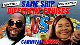 Same Ship, Different Trips! | Guys Cruise vs Family Cruise on the Carnival Breeze | Embarkation Day