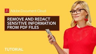 Remove and Redact Sensitive Information from PDF Files | Adobe Document Cloud