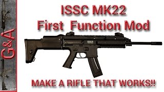 ISSC MK22 22lr First Function Mod