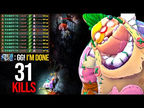 This Pudge is Zeus' WORST Nightmare!!! 100% No Mercy - Totally Destroyed Enemy | Pudge Official
