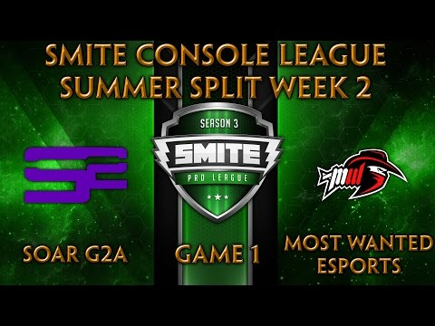 SCL Summer Split Week 2 - SoaR G2A vs. Most Wanted Esports (Game 1)