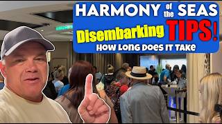 Harmony of the Seas: What Disembarkation Day is REALLY LIKE! Solo Cruise Easy Disembarkation 4K Vid