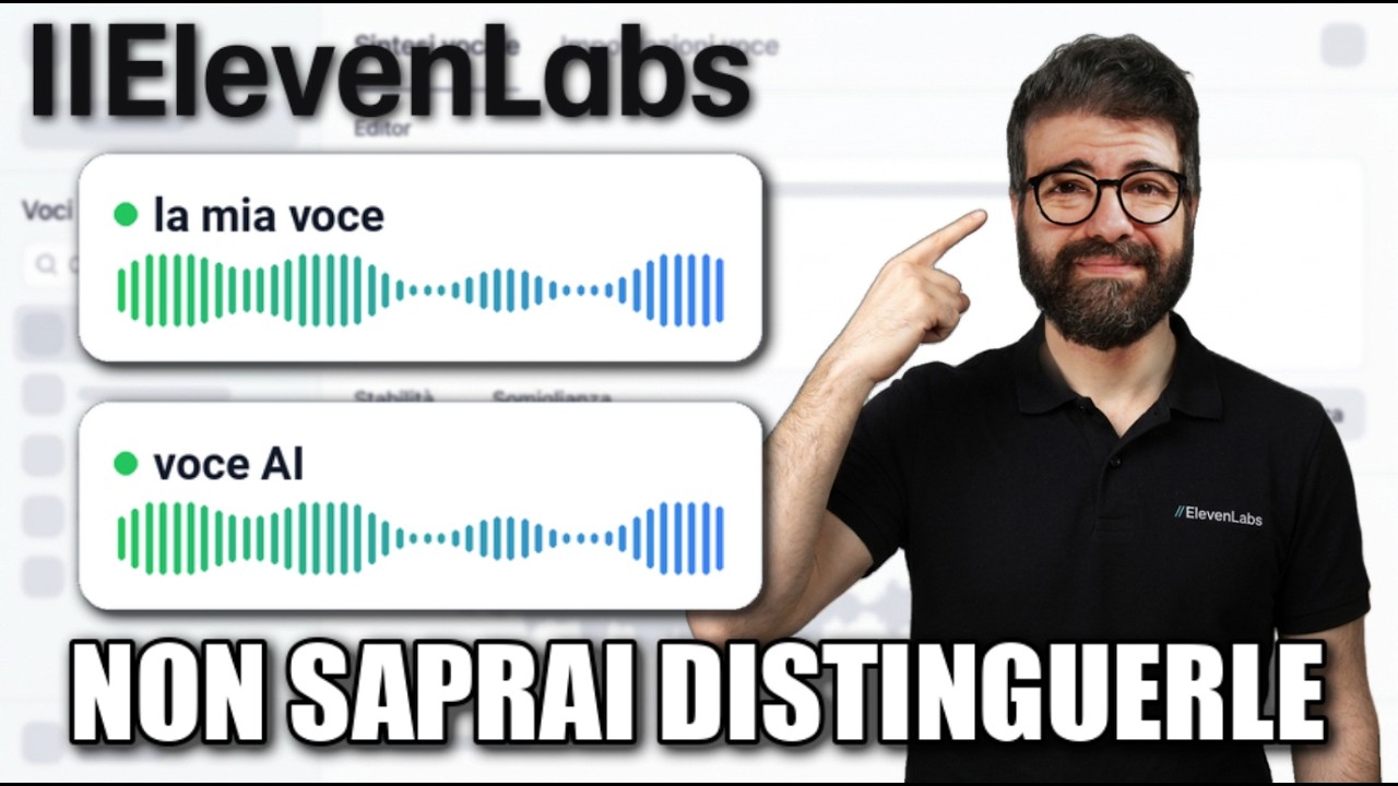 ELEVENLABS: CORSO COMPLETO per creare la tua VOCE AI (e farci video e podcast)