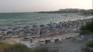 Plaża i widok na morze na Cyprze (ayia napa) Film FullHD