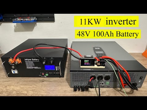 how to install a home solar energy storage system, Complete installation, 11kw inverter