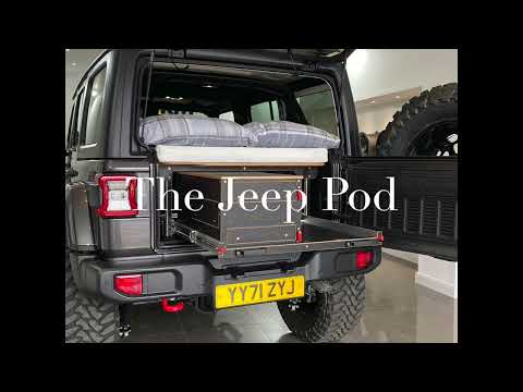 Jeep wrangler JL camping pod. Is it the simplest camping solution in the world for a jeep wrangler?