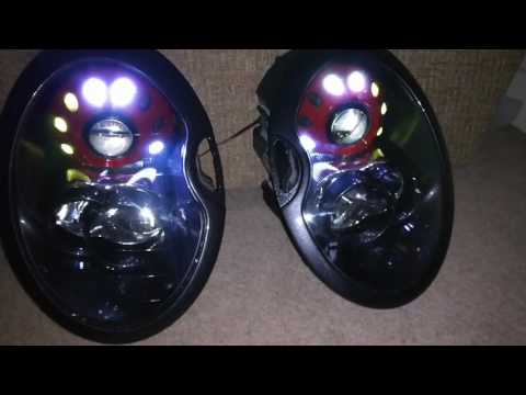 R53 mini cooper xenon rkde led conversion