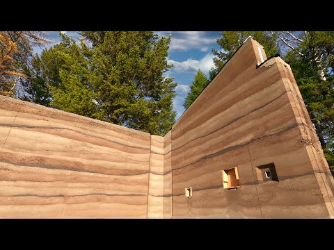 Earthy Elegance - Building A Geothermal Greenhouse From Rammed Earth