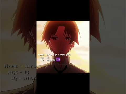 Kiyotaka Ayanokoji had The Best Glow Up in Anime 🔪 👿 - 『 class room of the elite edit 』