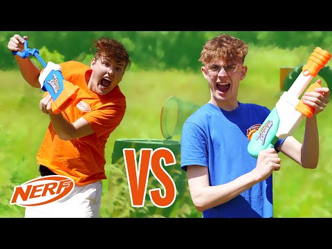 TOTAL ESCALATION at the NERF Battle on the FOOTBALL GOLF COURSE!