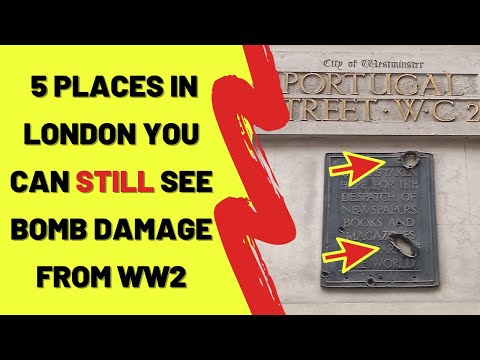5 Places In London You Can Still See Bomb Damage From WW2