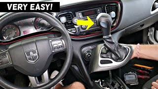 DODGE DART SHIFTER KNOB, SHIFTER BOOT REPLACEMENT REMOVAL