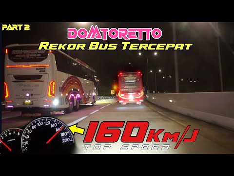 FASTEST BUS RECORD 2024 ⚠️ 160 KM/Hour DOMTORETTO Breaks Scania K410 CB Bus Top Speed ​​Record
