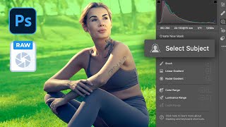 How to Mask with Adobe Camera Raw 2022 Photoshop tutorial #Nucly