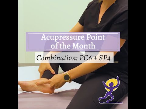 Acupressure Points: PC6 SP4