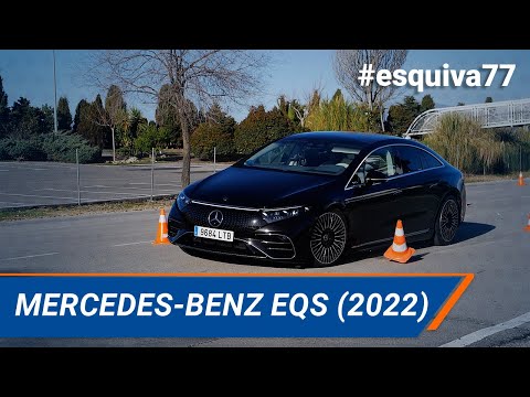 Mercedes-Benz EQS (2022) – Maniobra de esquiva (moose test) | km77.com