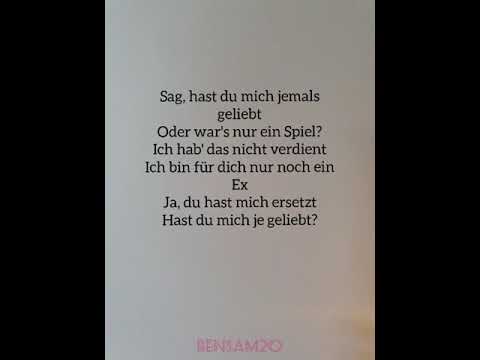 Hast du mich jemals geliebt?..Lyrics..@PietroBOfficial @kfly