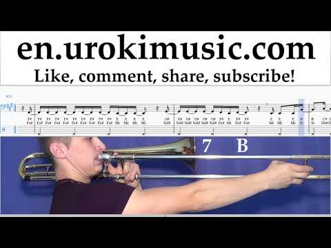 Trombone lessons Shawn Mendes - Youth ft. Khalidе Sheet Music Tutorial um-ih352