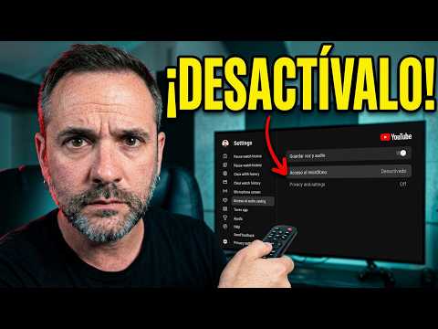 ¡Si Ves YouTube en la TV Desactiva Esto Ya! (Te Están Grabando)