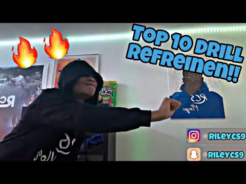 🔥🔥MIJN TOP 10 HARDSTE NEDERLANDSE DRILL REFREINEN 🇳🇱!!