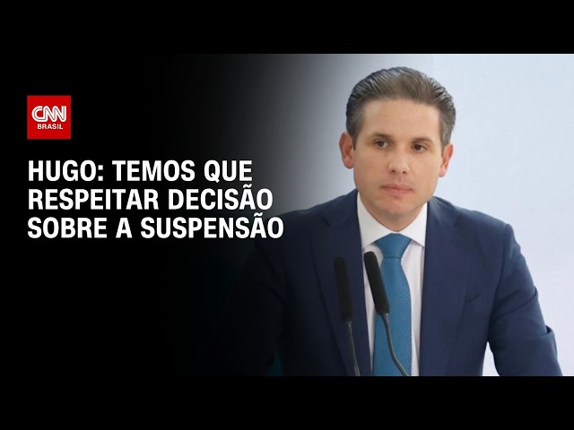 É preciso respeitar decisão que suspendeu deputados por ocupação, diz Hugo | CNN 360°