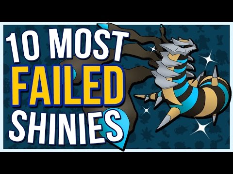 Top 10 Most FAILED Shiny Pokémon | Supreme Countdowns