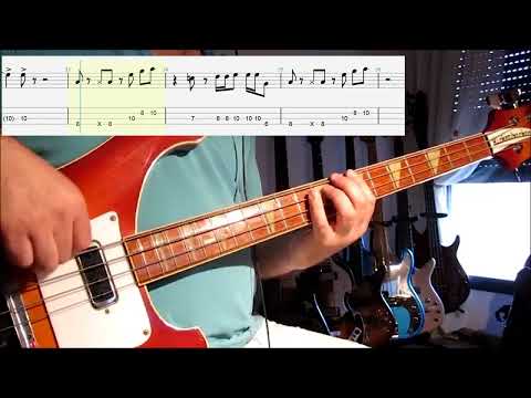 Tower Of Power  -  Diggin' On James Brown Bass Cover with TAB