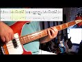 Tower Of Power Diggin On James Brown Bass Cover With TAB