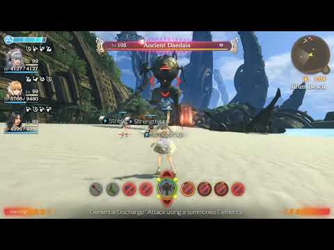 Xenoblade Chronicles - Superboss Ancient Daedala (Melia/Fiora/Sharla)