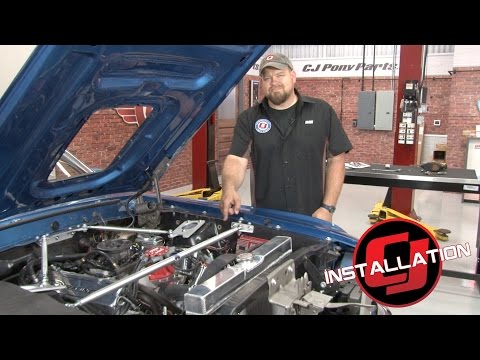 Adjustable Aluminum Shock Tower Brace | Total Control Products | 1965-1970 Mustang