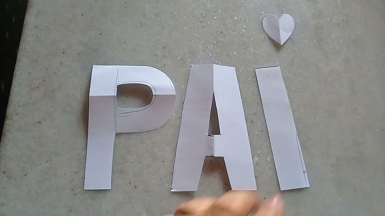Watch Now Molde letras PAI - Dia dos pais Molde letras PAI - Dia dos pais
