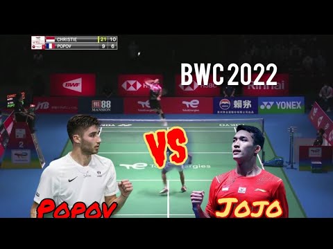 Jonatan christie VS Toma junior Popov || Badminton world championship 2022