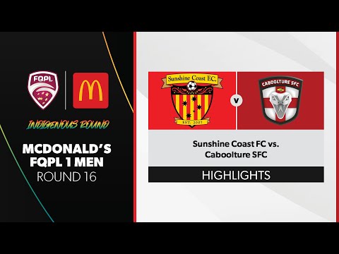 McDonald's FQPL 1 Men R16 - Sunshine Coast FC vs. Caboolture SFC Highlights