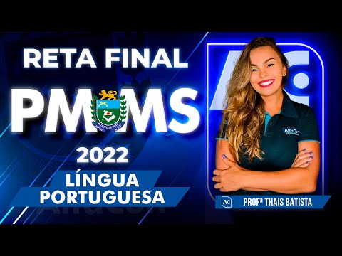 Concurso PM MS 2022 - Reta Final - Língua Portuguesa - AlfaCon