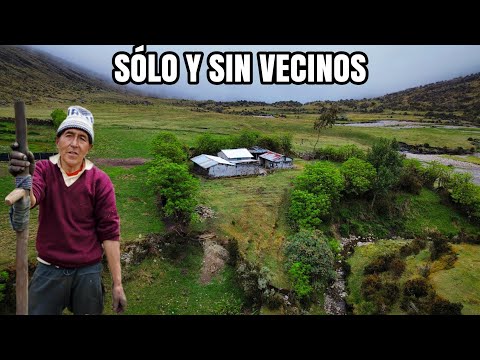 VIVE 60 AÑOS SÓLO y AISLADO sin carretera ni electricidad _ Paraje de Tambillo