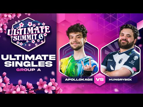 ApolloKage vs Hungrybox - Group A Ultimate Summit 6 - SSBU Singles | Snake vs Puff