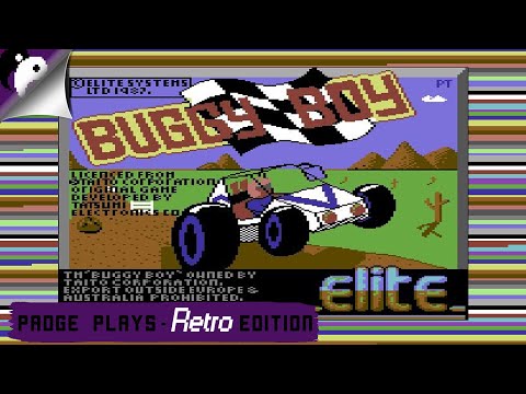 Padge Plays! Retro Edition - Buggy Boy (Arcade & C64 - 1985/1987 - Tatsumi & Elite) Game Comparison!